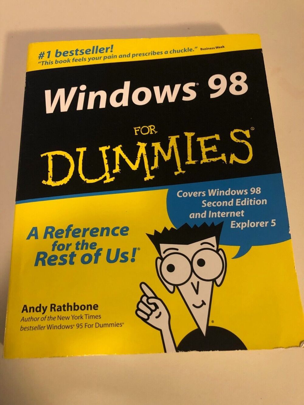 WINDOWS 98 FOR DUMMIES By Andy Rathbone Excellent Condition